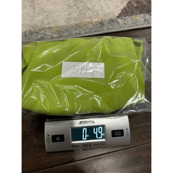 Nine West Womens Lime Green Long Sleeve Blouse V Neck Chest Pockets Size M - Picture 10 of 10